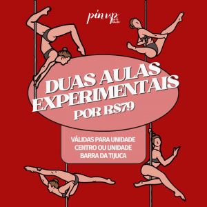 Promoção Aula Experimental Presencial - Pole Dance